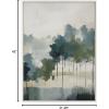 image:imageKate and Laurel Sylvie Whispering Trees I Framed Canvas Wall Art by Amy Lighthall 18x40 Gray Modern Abstract Tree Landscape Art for WallWhite