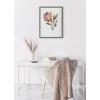 image:imageKate and Laurel Sylvie Wild King Protea Framed Canvas Wall Art by Sara Berrenson 18x24 Natural Beautiful Wild Flower Art for WallGray