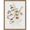 image:imageKate and Laurel Sylvie Wild Salvia Framed Canvas Wall Art by Sara Berrenson 18x24 Natural Wildflower Art for WallGold