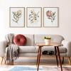 image:imageKate and Laurel Sylvie Wild Salvia Framed Canvas Wall Art by Sara Berrenson 18x24 Natural Wildflower Art for WallNatural