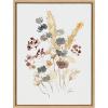 image:imageKate and Laurel Sylvie Wild Salvia Framed Canvas Wall Art by Sara Berrenson 18x24 Natural Wildflower Art for WallNatural