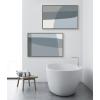 image:imageKate and Laurel Sylvie Zen Abstract Blue and Gray Stones No 1 and No 2 Framed Canvas Wall Art Set by The Creative Bunch Studio 2 Piece Set 23x33 White Modern Classic Abstract Wall DcorGray