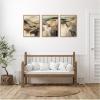 image:imageKate and Laurel Tonal Mountains  3 Piece Framed Canvas Wall Art Set by Amy Lighthall Sylvie Natural Modern Contemporary Abstract Art for Wall Decor