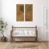 image:imageKate and Laurel Trumpet Trees Jamaica 2 2 Piece Framed Canvas Wall Art Set by The Smithsonian American Art Museum Sylvie Dark Gold Traditional Nature Art for Wall Decor