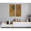 image:imageKate and Laurel Trumpet Trees Jamaica 2 2 Piece Framed Canvas Wall Art Set by The Smithsonian American Art Museum Sylvie Dark Gold Traditional Nature Art for Wall Decor
