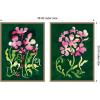 image:imageKate and Laurel Twisting Blooms amp Groovy Flowers 2 Piece Framed Canvas Wall Art Set by Lucia Gianello Sylvie Dark Gold Whimsical Abstract Art for Wall Decor