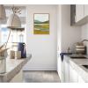 image:imageKate and Laurel Vibrant Abstract Framed Canvas Wall Art by Nikita Jariwala 18 x 24 Sylvie Natural Modern Abstract Landscapes Art for Wall Decor Living Room Bedroom