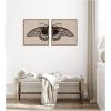 image:imageKate and Laurel Vlinder 1901 Julie de Graag No 1 amp No 2 2 Piece Framed Canvas Wall Art Set by Nostalgia Prints Sylvie Beaded Dark Gold Vintage Animal Art for Wall Decor