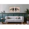 image:imageKate and Laurel Vlinder 1901 Julie de Graag No 1 amp No 2 2 Piece Framed Canvas Wall Art Set by Nostalgia Prints Sylvie Beaded Dark Gold Vintage Animal Art for Wall Decor