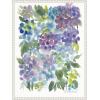 image:imageKate and Laurel Watercolor Purple Hydrafloral Framed Canvas Wall Art by Patricia Shaw 18 x 24 Sylvie Beaded Rustic Natural Whimsical Abstract Flowers Art for Wall Decor Living Room BedroomBeaded White