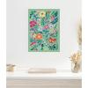 image:imageKate and Laurel Wild flowers and Butterflies Framed Canvas Wall Art by Rachel Lee 18 x 24 Sylvie White Whimsical Flowers Animals Abstract Nature Art for Wall Decor Living Room Bedroom