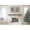 image:imageKate and Laurel Winter Holly and Berries  2 Piece Framed Canvas Wall Art Set by Nikita Jariwala Sylvie Greywash Vintage Holiday Art for Wall Decor