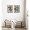 image:imageKate and Laurel Winter Holly and Berries  2 Piece Framed Canvas Wall Art Set by Nikita Jariwala Sylvie Greywash Vintage Holiday Art for Wall Decor