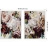 image:imageKate and Laurel Winter Peonies 2 Piece Framed Canvas Wall Art Set by Amy Lighthall Sylvie Beaded White Modern Contemporary Flower Art for Wall Decor