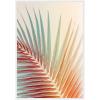 image:imageKate and Laurel spring palm Framed Canvas Wall Art by Alicia Bock 23 x 33 Sylvie White Modern Tropical Nature Art for Wall Decor Living Room Bedroom