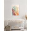 image:imageKate and Laurel spring palm Framed Canvas Wall Art by Alicia Bock 23 x 33 Sylvie White Modern Tropical Nature Art for Wall Decor Living Room Bedroom