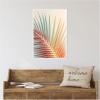 image:imageKate and Laurel spring palm Framed Canvas Wall Art by Alicia Bock 23 x 33 Sylvie White Modern Tropical Nature Art for Wall Decor Living Room Bedroom
