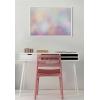 image:imageKate and Laurel x Mentoring Positives Collaboration Baby Girl Framed Canvas Wall Art 23x33 White Decorative Rainbow Abstract Art Print for Wall