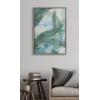 image:imageKate and Laurel x Mentoring Positives Collaboration The Looking Glass Framed Wall Art 23x33 Gray Green and Blue Neutral Abstract Art Wall Dcor