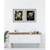 image:imageMoody Floral 1 amp 2 2 Piece Framed Wall Art Print Set by Annie Quigley