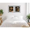 image:imageMoody Floral 3 amp 5 2 Piece Framed Wall Art Print Set by Annie Quigley