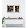 image:imageMoody Floral 3 amp 5 2 Piece Framed Wall Art Print Set by Annie Quigley