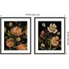 image:imageMoody Floral 3 amp 5 2 Piece Framed Wall Art Print Set by Annie Quigley
