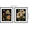 image:imageMoody Floral 5 amp 8 2 Piece Framed Wall Art Print Set by Annie Quigley