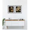 image:imageMoody Floral 5 amp 8 2 Piece Framed Wall Art Print Set by Annie Quigley