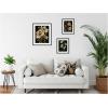 image:imageMoody Floral Hued 3 Piece Framed Wall Art Print Set by Annie Quigley