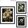 image:imageMoody Whites Floral No 3 3 Piece Framed Wall Art Print Set by Annie Quigley