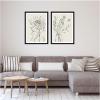 image:imageSB Protea Sketch No 1 amp No 2 2 Piece Framed Wall Art Print Set by Sara Berrenson