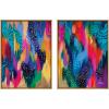 image:imageJessi Raulet of Ettavee Wall Art Collaboration with Independent Artist Jessi Raulet of Ettavee Print Names EV Brushstroke 128 Left and Right 2023 Jessica RauletEttaVee LLC