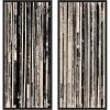 image:imageKate and Laurel 33 RPM Black and White Panel No 1 amp 2 2 Piece Framed Canvas Wall Art Set by Robert Cadloff Sylvie Black Vintage Music Art for Wall Decor