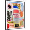 image:imageKate and Laurel Abstract 09 Framed Canvas Wall Art by Emma Daisy 32 x 42 Sylvie Beaded Black Modern Contemporary Abstract Art for Wall Decor Living Room BedroomBeaded Black