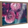 image:imageKate and Laurel Blake Yours Truly Framed Printed Glass Wall Art by Kristy Campbell 18x24 Natural Bold Dramatic Flower Art for Wall Home DecorGold