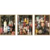 image:imageKate and Laurel Buoys No 1 No 2 and No3 3 Piece Framed Canvas Wall Art Set by Emiko and Mark Franzen F2 Images Sylvie Natural Coastal Beach Art for Wall Decor
