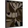image:imageKate and Laurel Contour 2 Framed Canvas Wall Art by Shatha Al Dafai 18 x 24 Sylvie Black Modern Abstract Art for Wall Decor Living Room Bedroom38L x 28W