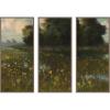 image:imageKate and Laurel Cowslips in a Meadow Marshes 1899 Dabrowa Dabrowski 3 Piece Framed Canvas Wall Art Set by Nostalgia Prints Sylvie Walnut Traditional Landscape Art for Wall Decor