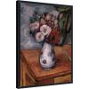 image:imageKate and Laurel Framed Canvas Wall Art Print Arshile Gorky Still Life of Flowers by The Smithsonian American Art Museum 18 x 24 Sylvie Beaded Black Frame Traditional Still Life Art for Wall Decor