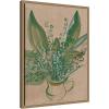 image:imageKate and Laurel Framed Canvas Wall Art Print Bouquet de Muguets Raoul Dufy by Nostalgia Prints 18 x 24 Sylvie Dark Gold Frame Modern Contemporary Flower Art for Wall Decor
