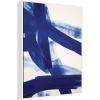 image:imageKate and Laurel Framed Canvas Wall Art Print Cobalt Mark No 1 by Amy Lighthall 28 x 38 Sylvie White Frame Modern Contemporary Abstract Art for Wall Decor