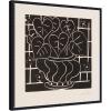 image:imageKate and Laurel Framed Canvas Wall Art Print Corbeille de begonias 1938 Henri Matisse by Nostalgia Prints 22 x 22 Sylvie Beaded Black Frame Modern Contemporary Still Life Art for Wall Decor