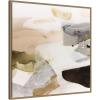 image:imageKate and Laurel Framed Canvas Wall Art Print Golden Terrain by Amy Lighthall 30 x 30 Sylvie Dark Gold Frame Modern Contemporary Abstract Art for Wall Decor