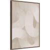 image:imageKate and Laurel Framed Canvas Wall Art Print Organic Movement by Gabrielly Guedes 23 x 33 Sylvie Walnut Frame Modern Contemporary Abstract Art for Wall Decor