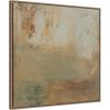 image:imageKate and Laurel Framed Canvas Wall Art Print Sage Horizon No 3 by Amy Lighthall 30 x 30 Sylvie Beaded Dark Gold Frame Modern Contemporary Abstract Art for Wall Decor