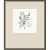 image:imageKate and Laurel Framed Wall Art Print Floral Bouquet by Gabrielly Guedes 26 x 26 Belmont Black Frame Modern Contemporary Flower Art for Wall DecorMatinee Black Bronze