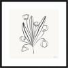 image:imageKate and Laurel Framed Wall Art Print Floral Bouquet by Gabrielly Guedes 26 x 26 Belmont Black Frame Modern Contemporary Flower Art for Wall DecorSvelte Noir Black