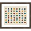 image:imageKate and Laurel Framed Wall Art Print Meditation No 3 by Kelly Knaga 26 x 22 Woodgrain Stripe Chocolate Frame Modern Contemporary Abstract Art for Wall DecorWoodgrain Stripe Chocolate