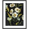 image:imageKate and Laurel Framed Wall Art Print Moody Floral 1 by Annie Quigley 21 x 25 Stylish Black Narrow Frame Bohemian Boho Flowers Nature Art for Wall Decor25L x 21W